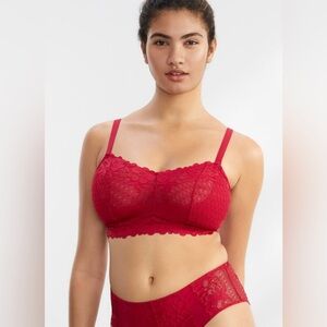 NWT 30G Bare Curvy Bralette in Floral Lace